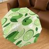 1PC Lime Flower Automatic Open/Close Umbrella with Windproof, 8-Rib Sturdy Canopy, Durable Ribs, Fashionable Design1299A