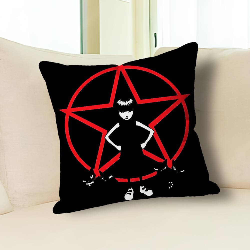 E-Emily The S-Stranges Pillow Cases for Bedroom Living Room Sofa Home Decor Polyester Cushion Cover with Zipper