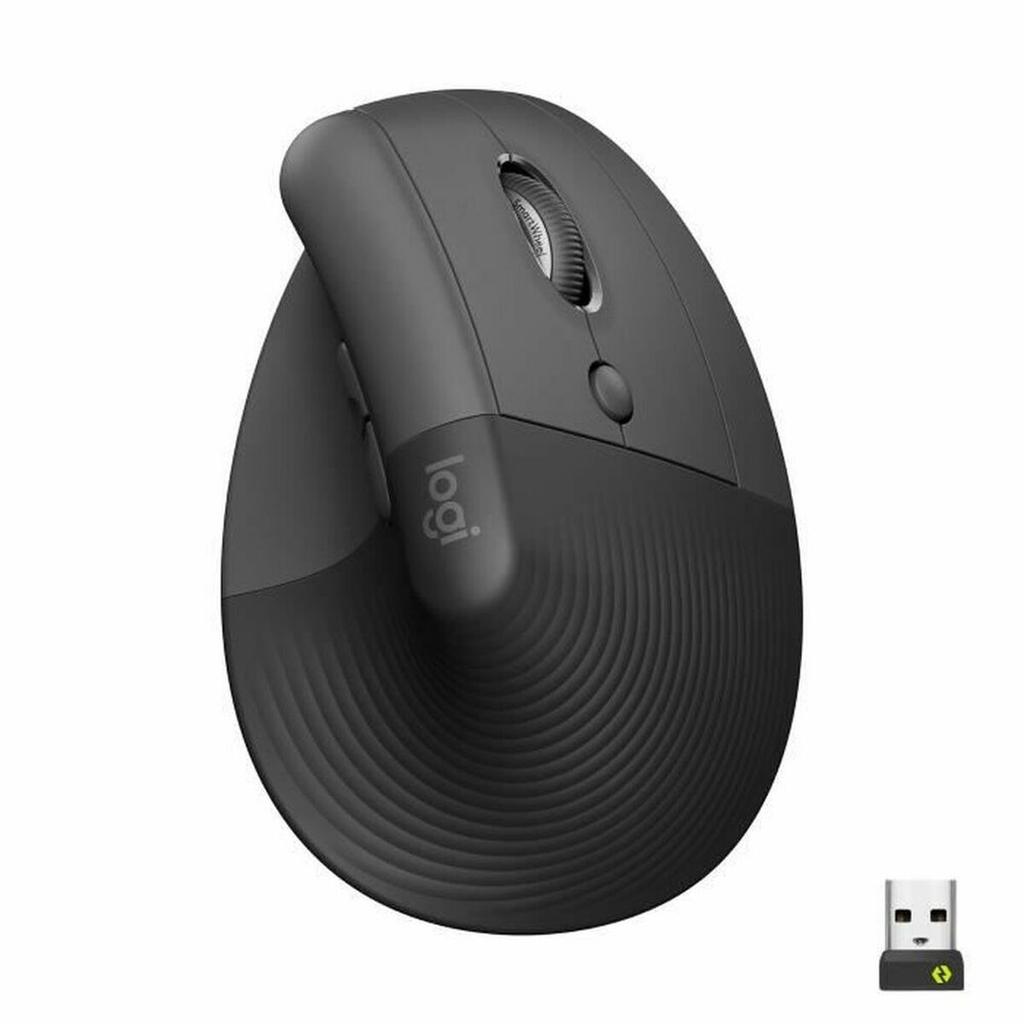 Mouse Logitech Lift Blue Black 4000 Dpi Ergonomic