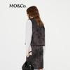 MO&Co. New Chinese Style Plum Blossom Jacquard Padded Vest
