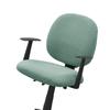 Waterproof Polyester Office Chair Cover Set Seat Cushion and Backrest Spill Resistant for Home Dining or Workspaces