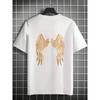 Stylish Design for Men, Featuring a Trendy Print Short-Sleeve T-Shirt with a Round Neck, Perfect for Casual Outings, Camping, And Summer Vacations