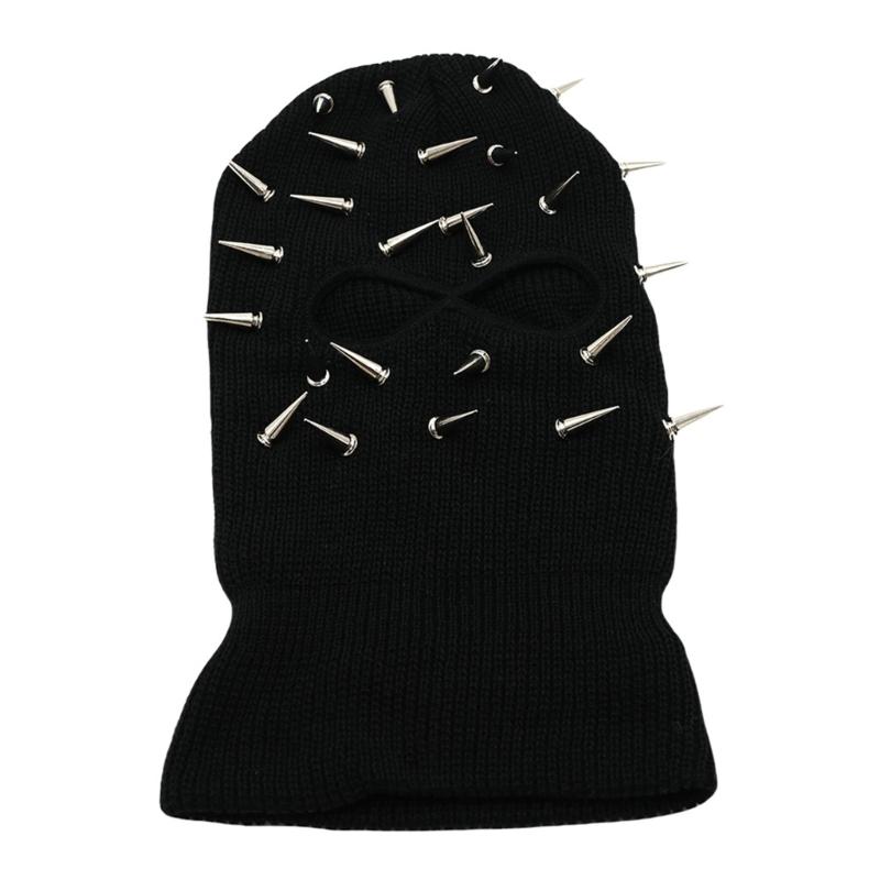 

Stretchable Balaclava Knit Cap Lightweight Design Perfect For Teens And Casual Outfits чорний
