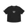 New MLB Heart New York Yankees SS25 T Shirt Women's Black 3FTSH0453-50BKS