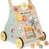 3-in-1 Wooden Baby Walker Stroller and Push Toy for First Steps - Ideal First Birthday Gift