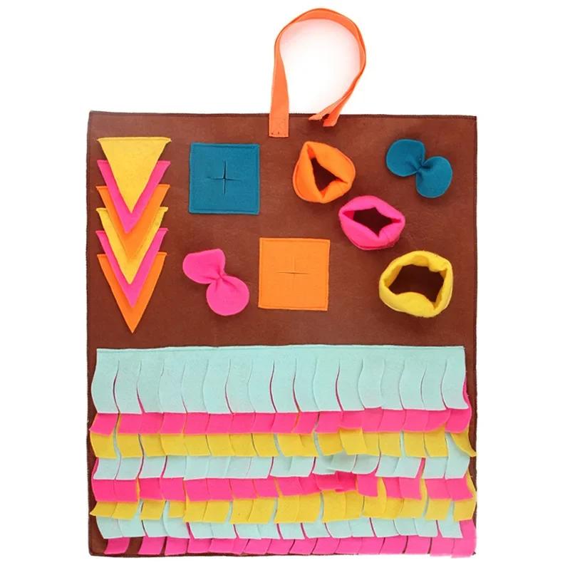 Dog Sniffing Training Blanket Pads, Dog Mat, Pet Nose Pad, Nosework Puzzle Toy, Relieve Stress