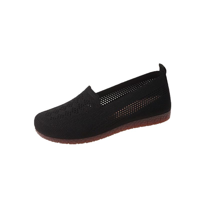 Women s Summer 2025 Low-Cut Slip-On Mesh Loafers - Soft Sole Breathable Plus Size 39 980₽