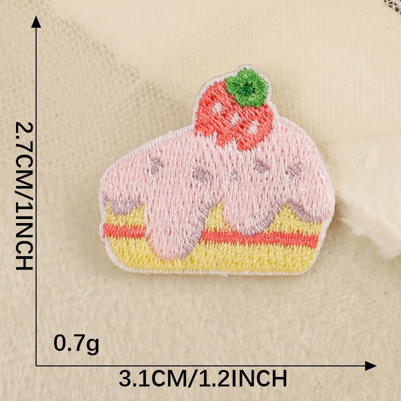 

Вышитая этикетка вышитая наклейка сделай сам ручная работа счет самостоятельная нашивка нашивка одежда аксессуары мультфильм кролик еда ткань наклейка B1L-A-4-7