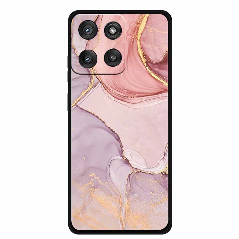 For Motorola Edge 60 Stylus Case Marble Painted Silicone Back Cover Case for Edge 60 Stylus Case Back Coque Edge 60 Stylus Cases