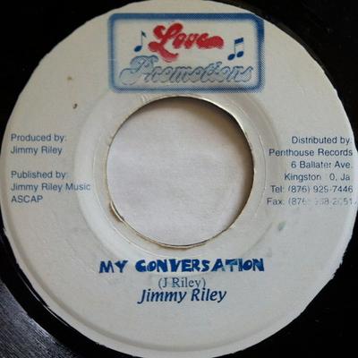 7inch Record JIMMY RILEY - My Conversation NONE Love Promotions Jamaica Reggae, Ska & Dub Used
