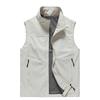 Gilet da Lavoro Autunnale da Esterno da Uomo Semplice Business Asciugatura Rapida Multitasche Gilet Cappotto