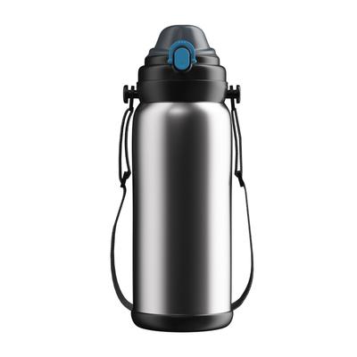 Outdoor Travel Stainless Steel Large-capacity Thermos Cup Anti-drop Portable Vacuum Insulation Pot Men's and Women's Business Simple Water Cup