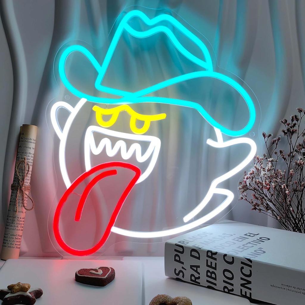 Anime Neon Signs USB Powered Dimmable LED Neon Light for Kids Bedroom Game Room Man Cave Wall Home Decor Birthday Gift