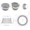 Pool Skimmer Basket For Inground Pools Replacement Skimmer Basket with Handle Pool Supplies Skimmer