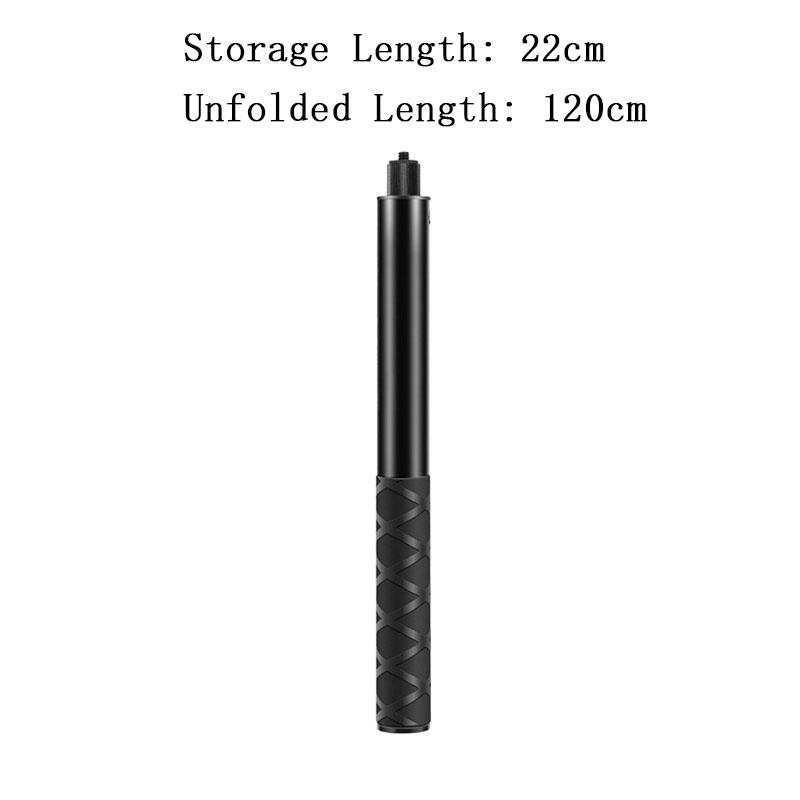 Time Invisible Selfie Stick for Insta360 X4 X3 X2 GoPro 12 11 10 9 8 DJI Action 4/3 SJCAM Selfie Stick Bundle Handle 7