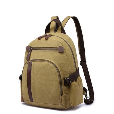 Washed Canvas Casual Backpack
