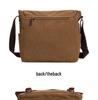 Men's Canvas Messenger Bag - Travel Crossbody, Shoulder Laptop Bag, Briefcase