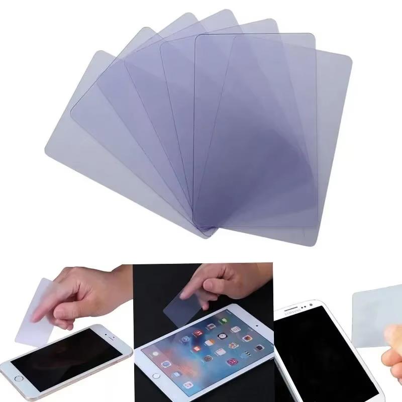 10-20Pcs Phone Screen Opener Plastic Card Flexible Pry Opening Scraper Clear Repair Card For Mobile Tablet LCD Disassembly Tools