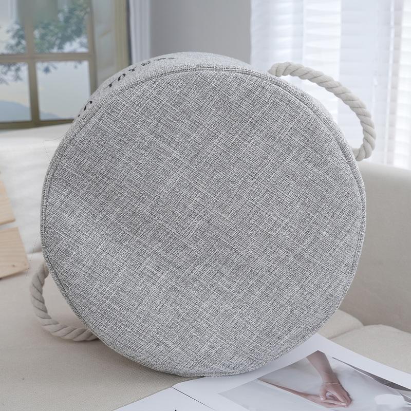 Large Canvas Dog Toy Storage Basket Foldable Laundry Basket Pet Toy Organizer With Handle Laundry Bag