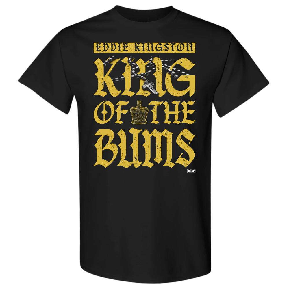 EDDIE KINGSTON  KING OF THE BUMS AEW Official TShirt Unisex T-Shirt XXL