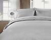 R.T. Home - Luxury Egyptian Extra-Long Staple Cotton Hotel Quality King Size Flat Bed Sheet, 270x270cm, 500 Thread Count Sateen Weave, Silver Gray