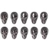 10Pcs Metal Metal Skull  Rivets Stud Punk Head  Bags