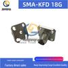 SMA Female RF Connector - Stainless Steel Four-Hole Flange, 18GHz