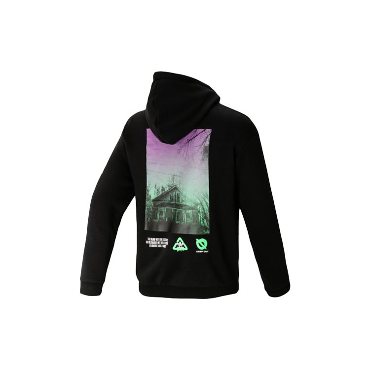 Adidas Originals Limited Logo Print Fleece Hoodie Men Black GV0923 XS