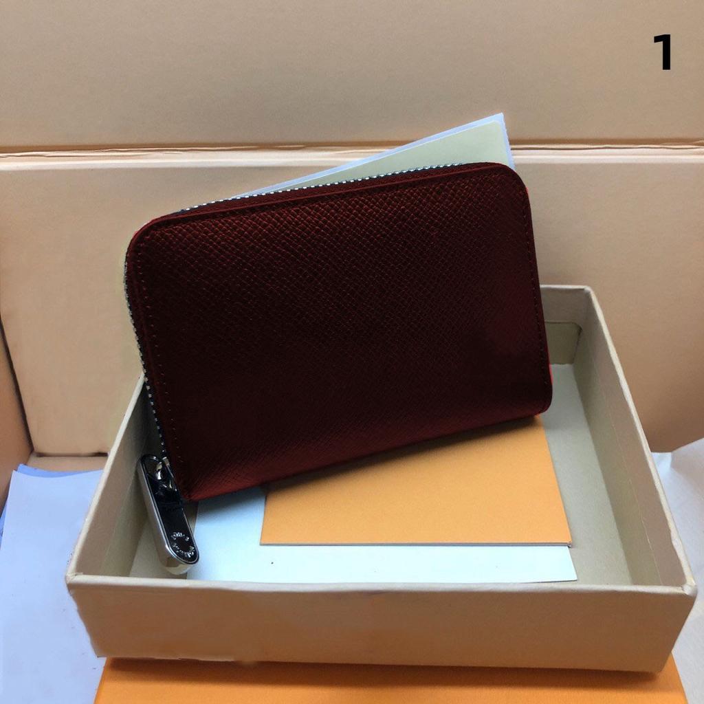 New Classic Luxury Designer Women's Wallet Leather Women's Zipper Wallet Women's Fashion Zero Wallet
