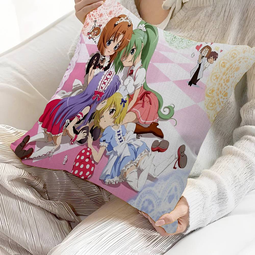 Higurashi no Naku Koro ni Maple Design Cushion Cover Happy Autumn Harvest decor Holiday Decorati Pillow Cover