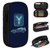 Back To The Future Flux Capacitor Pencil Case for Boys Girls School Pen Box Pencil Bag Stationery Supplies Pen Holder Bag