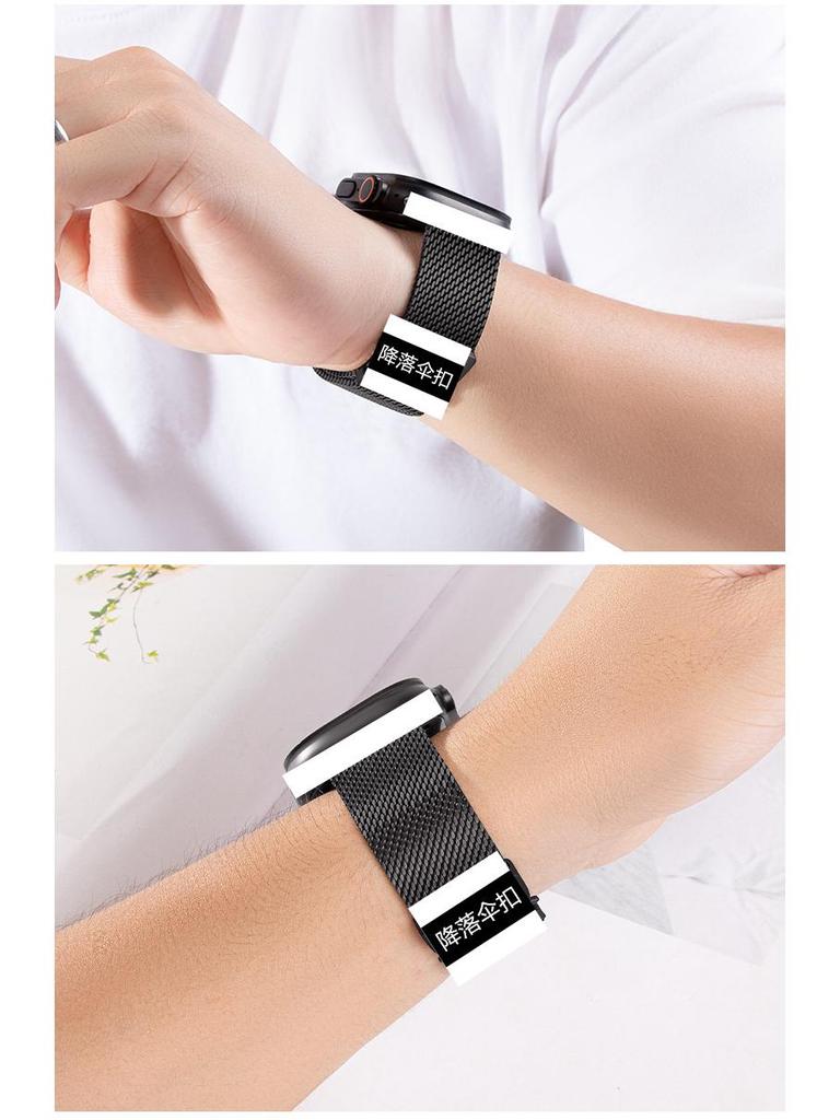 Original Milanese Steel Strap for Apple Watch Ultra2, iWatch10