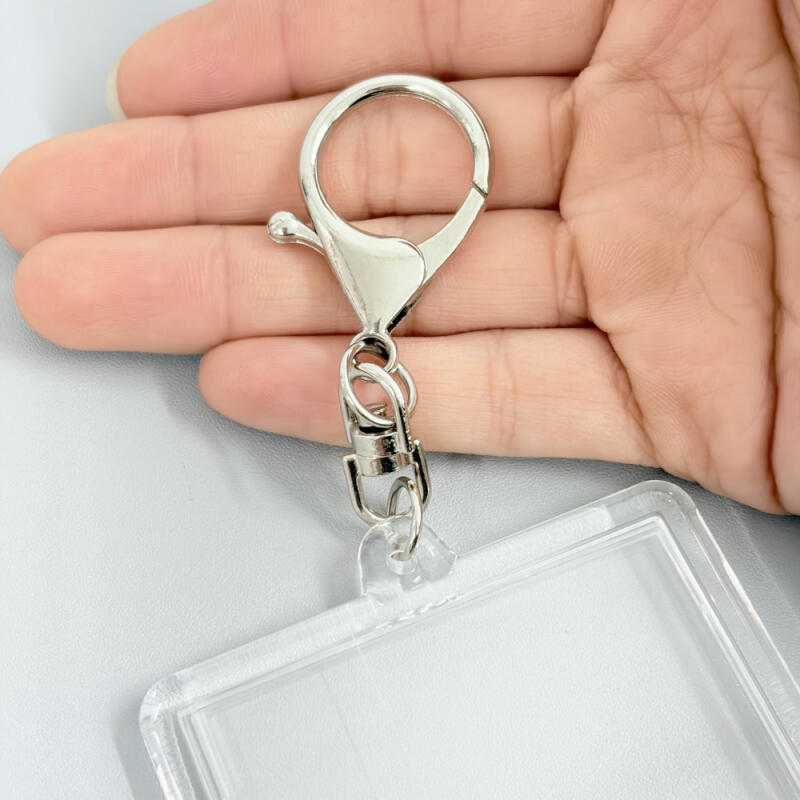 Acrylic Transparent Photo Frame Keychain with Favorite Photo Frame Extra Large