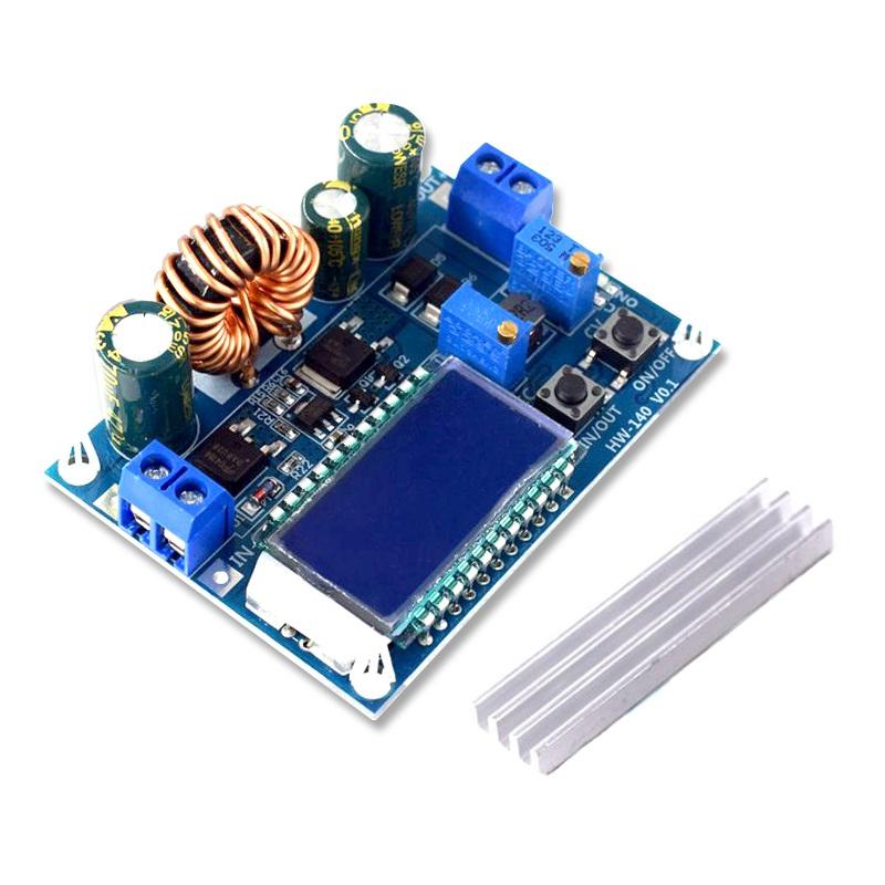 35W DC 5.5-30V to 0.5-30V Digital LCD Display Automatic Step up down Buck Boost Converter Power Supply Module Adjustable Board