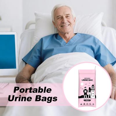 Urine Bags For Travel 900cc Leak-Proof Urinary Toilet Urinary Bag For Men Women Elderly Camping Hiking Backpacking Car Road Trip