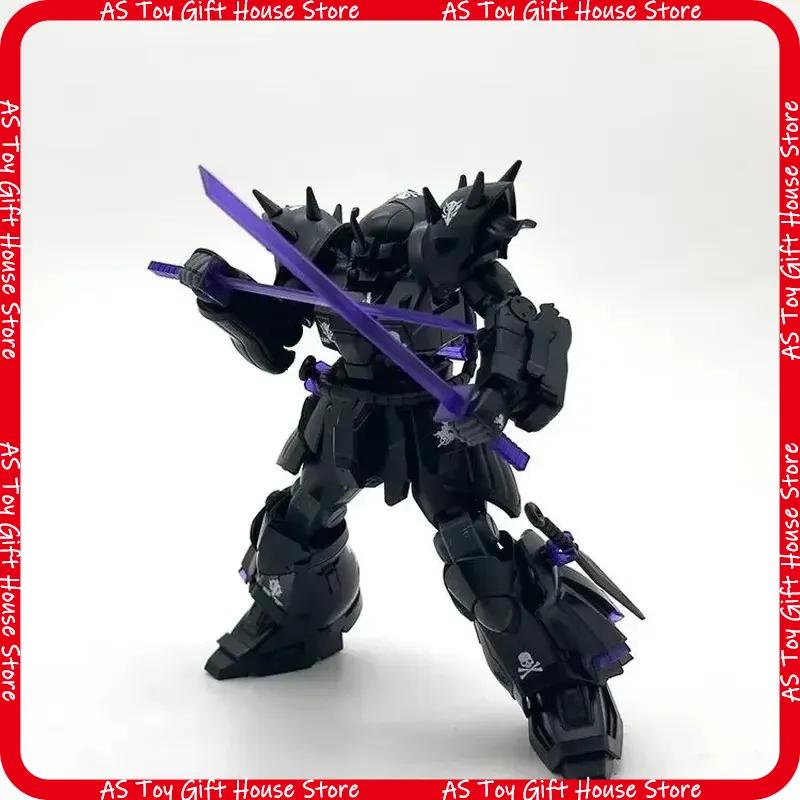 Ms-08Tx Hg 144 Efreet Night Fighting Type Black Warrior Color Mech Assembly Model Kit Action Figures Decorative Toy Gift