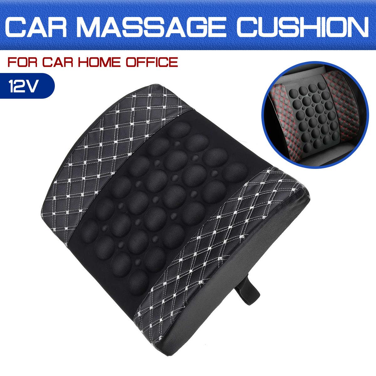 

12V Car Massage Lumbar Cushion lumbar Massage Car Electric Massage Cushion Car Seat Back Cushion Waist