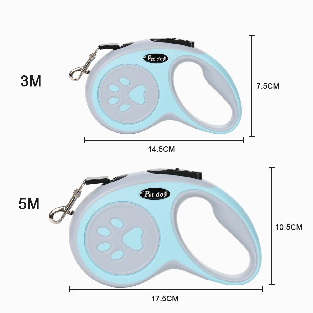 3M 5M Dog Leash Pet Automatic Retractable Comfortable Handle Puppy Leashes for Walking Training Durable Portable Dog Leads Chihuahua Yorkshire