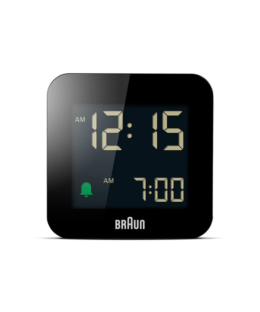 Imported Digital Alarm Clock BC08B [Regular Product] BRAUN/Brown