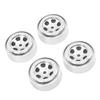 4pcs 1.3 Inches Wheels Rim Aluminum Alloy 6 Holes Wheel Rim Hubs for Traxxas TRX4M 1 18 RC Crawler