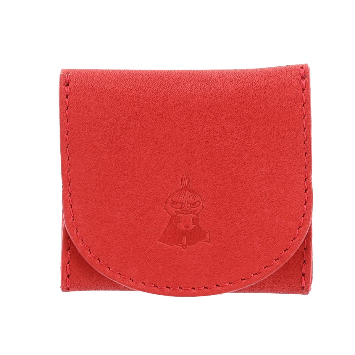 

Moomin Coin Case BOX Type Genuine Leather Unembossed Red [Kisora] Women s KIMN-005 червоний