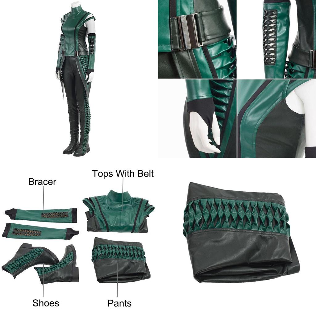 Wykwintny Zielony Kostium Cosplay Mantis z Strażników Galaktyki 2 Dla Kobiet