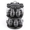 16Pcs 360 Rotating Condiment Set Spice Jar Rack Kitchen Cruet Condiment Bottle Coffee Sugar Seal Jar Container Castor