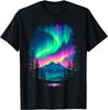 Aurora Borealis Scenic Landscape T-Shirt