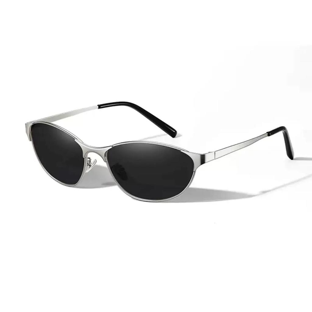 Hot Girl Sunglasses UV Protection Curved High-end Trendy Sunglasses Suitable for Street Photography