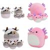 Super Soft Squishmallow Axolotl Plush Toys Stuffed Animal Doll Kids Xmas Birthday Gift