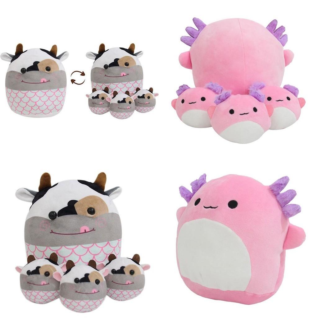 Super Soft Squishmallow Axolotl Plush Toys Stuffed Animal Doll Kids Xmas Birthday Gift