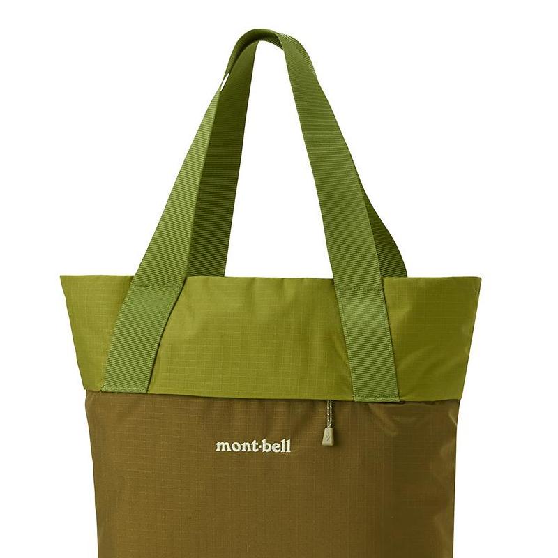 MONTBELL Bernina 9.5L Simple Retro Large Capacity Tote Bag Nylon Green Unisex Same Couple Model