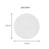 Pure Cotton Pearl Texture Makeup Remover Pads - Thick, Disposable, Round Cleansing Wipes