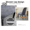 Slip-proof Chair Cover With Hidden Elastic Slip-Resistant Seat Jacquard Pattern Elasticized Slipcover For Chairs Protector for Home Dining Room